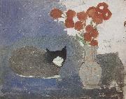 Marie Laurencin The Cat on the table oil painting on canvas